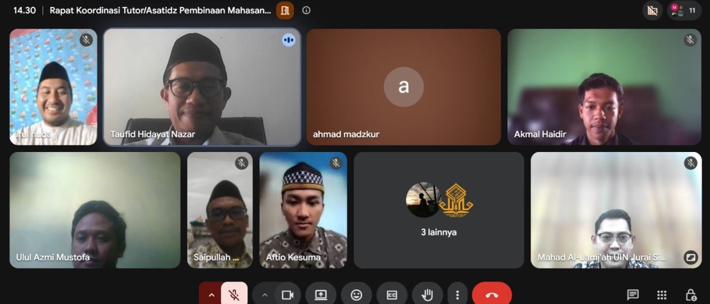 Mantapkan Program Pembinaan Mahasantri, Ma’had Al-Jami’ah UIN Jurai Siwo Lampung Siapkan 15 Materi Pembelajaran