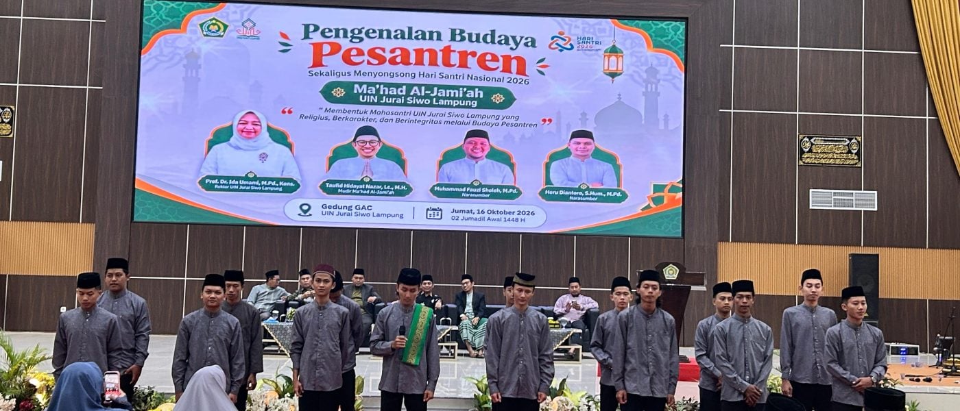 Ma’had Al-Jami’ah UIN Jurai Siwo Lampung Gelar Pengenalan Budaya Pesantren, Sambut Hari Santri 2026